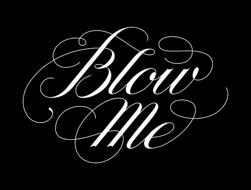 art, black and white and blow me