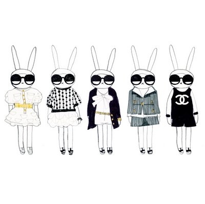 bunny, chanel and cute