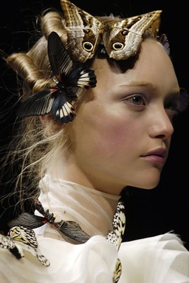 alexander mcqueen, butterflies and fashion