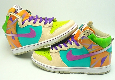 colorcraze, colorfull and dunk high