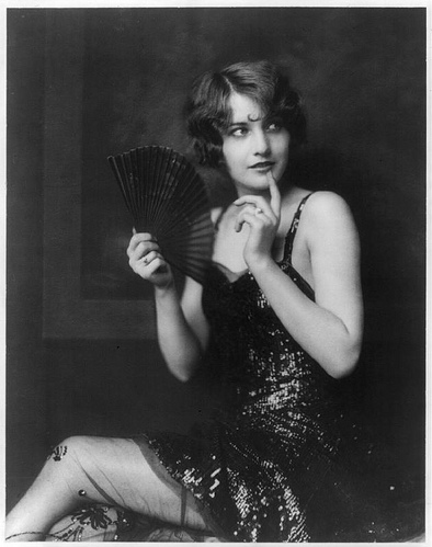1920s, black and white and fan