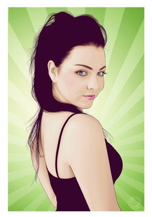 amy lee, art and beautiful