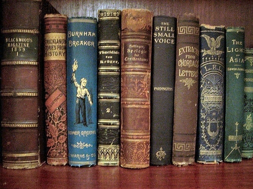 antique, books and old