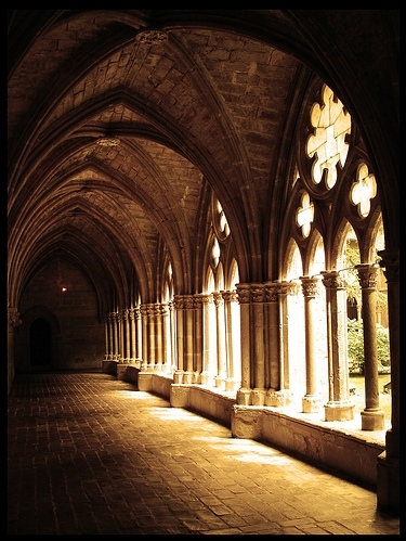 arches, architecture and cloister