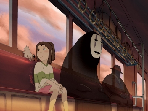anime, chihiro and death