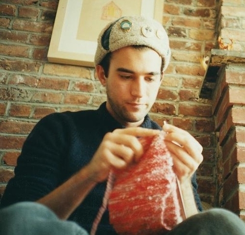 boys, knitting and men