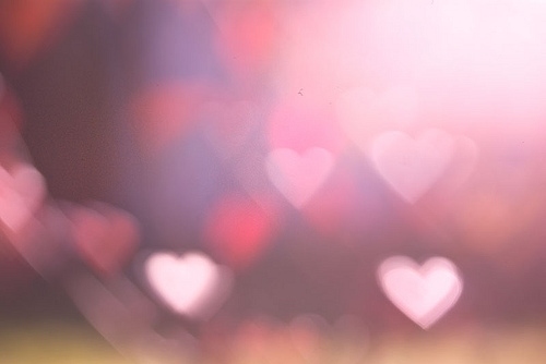 background, blurred and hearts