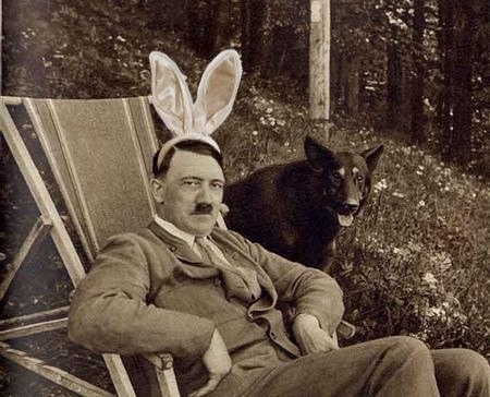 creepiest picture ever, hitler and humor
