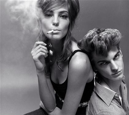 boy, cigarette and couple