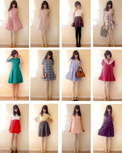 colorful, dress and dresses