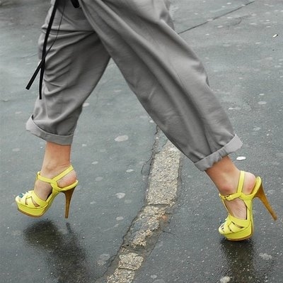 Yellow High Heels Shoes on Fashion  Girls   Heels  High Heels  Shoes  Yellow   Inspiring Picture