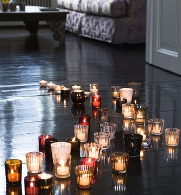 candles, eva lindh and evening