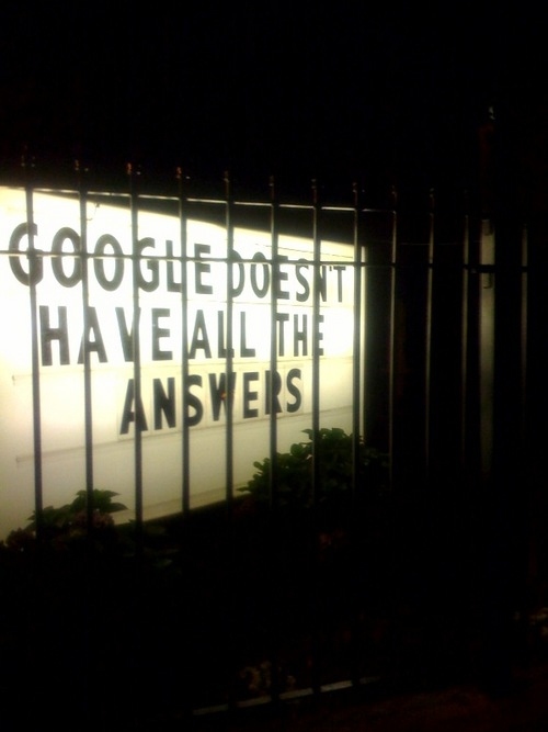answer, god and google