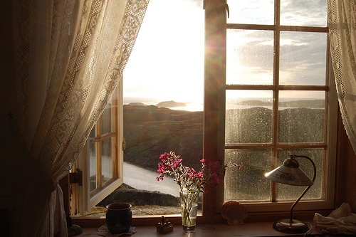 afternoon, curtains and dreamy