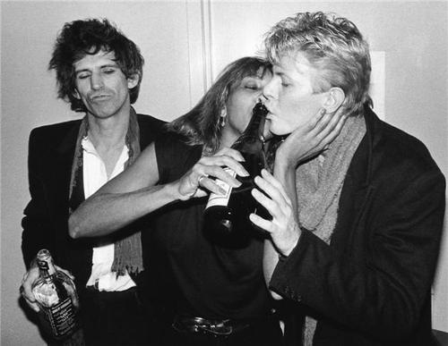 black and white, booze and david bowie