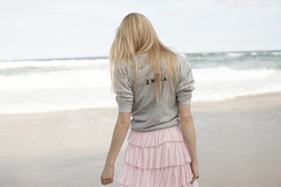 alone blond,  beach and  blond