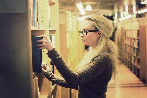book, books and girl