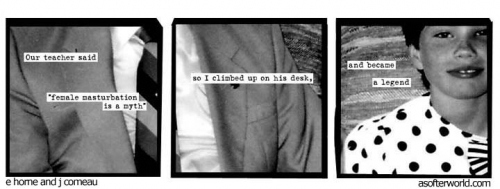 a softer world,  awesome and  comic