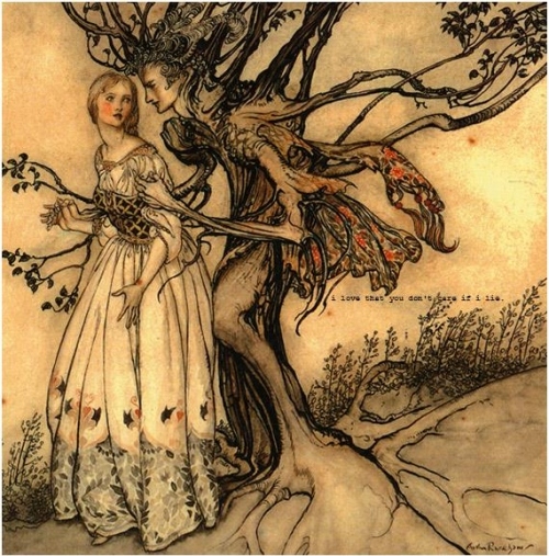 arthur rackham, faerie and fairy