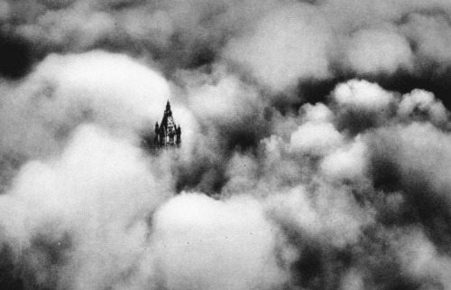 1880s, black and white and clouds