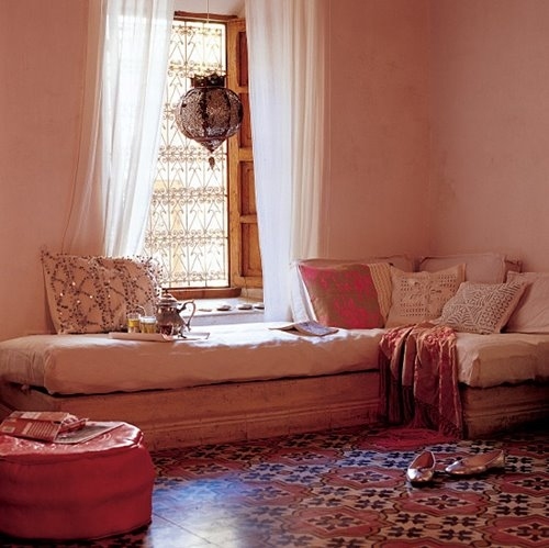 carpet, curtains and cushions