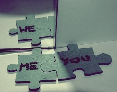 couple,  love and  puzzle pieces