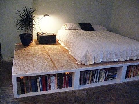 architecture, bed and books