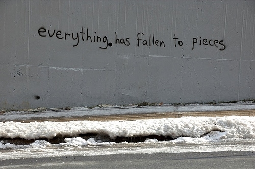 despair, everything and graffiti
