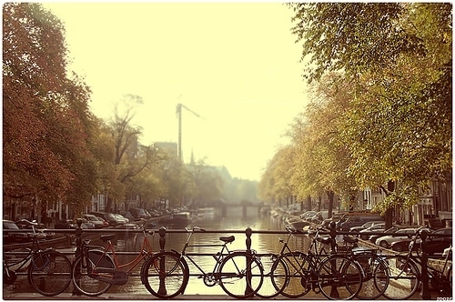 amsterdam, bicycle and bridge