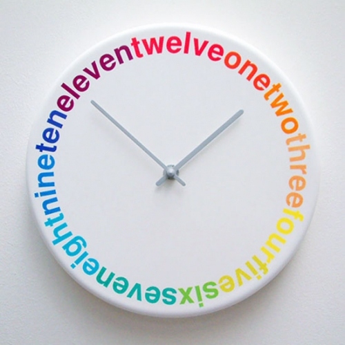 clock, color and colorful