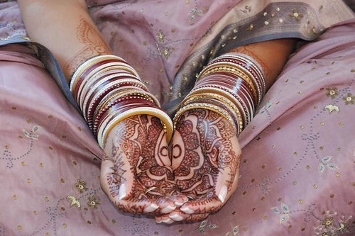 bangles, design and hands