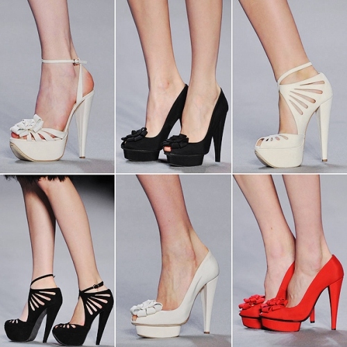black, giambattista valli and heels