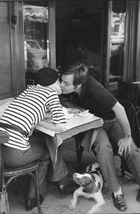 1960s, black and white and cafe