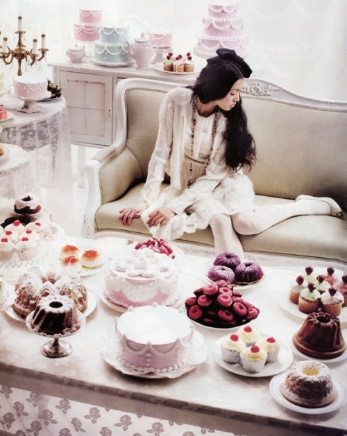 cakes, cream and dessert