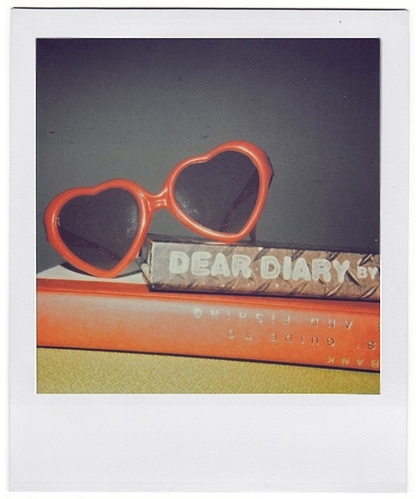 diary, heart sunglasses and img