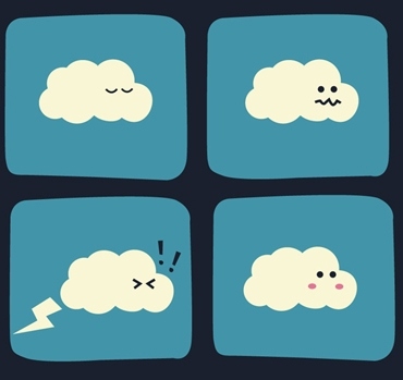 cloud, cute and graphic