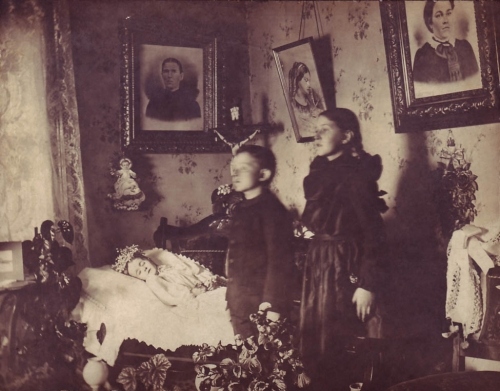 19th century, black and white and children