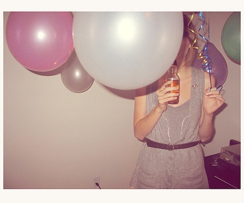 balloons, carnival and drink