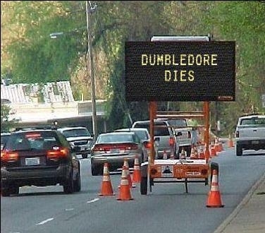 billboard, dumbledore and funny