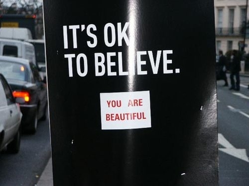 believe, guerrilla ad and street art