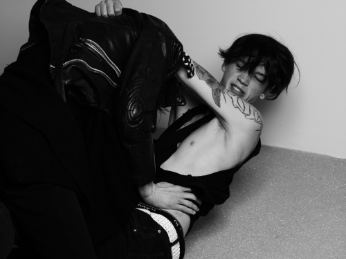 ash stymest,  black and white and  boy