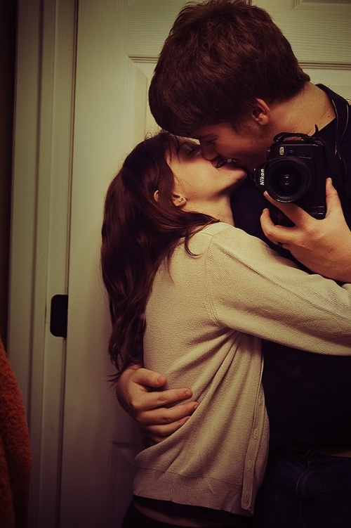couple, kiss, love, mirror, nikon image 6626 on