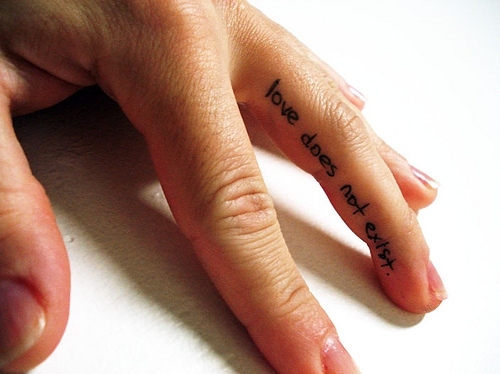 hand love photo quote tattoo Added Mar 09 2011 Image size 
