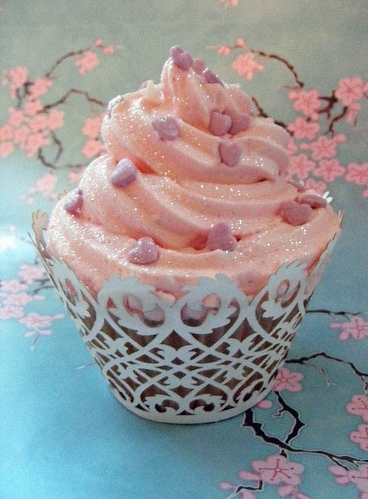 cherry blossom, cupcake and cupcakes