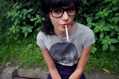 cigarette,  fashion and  girl