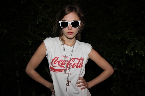 coke, girl and oculos