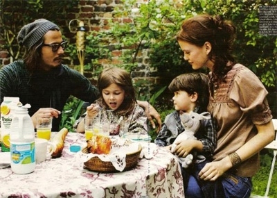 family,  healthy living and  johnny depp