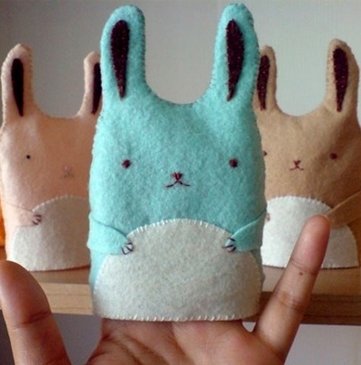 blue, bunnies and craft