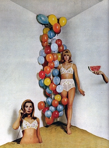 1960s, absurd and advertising