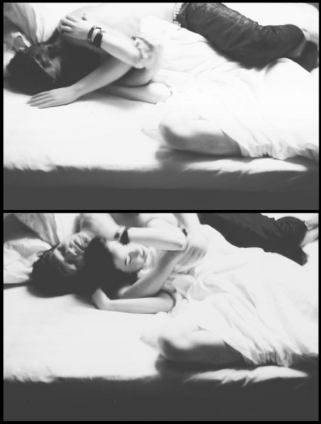 black and white photography lovers. bed, lack and white, couple,